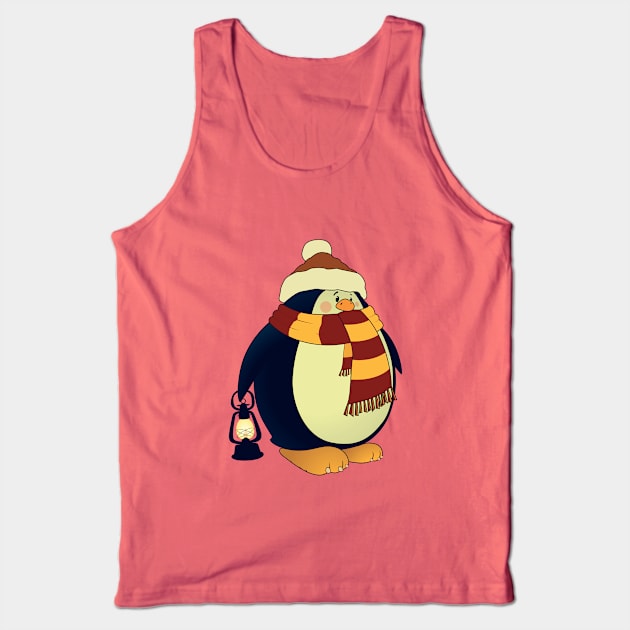 Penguin Tank Top by mangulica